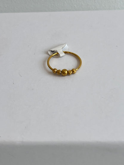 Trinity Bead Ring