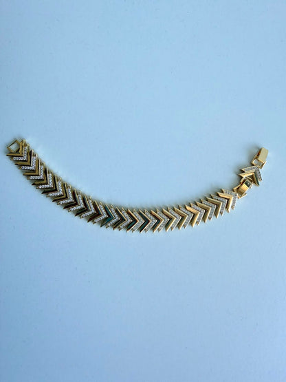 The Chevron Bracelet