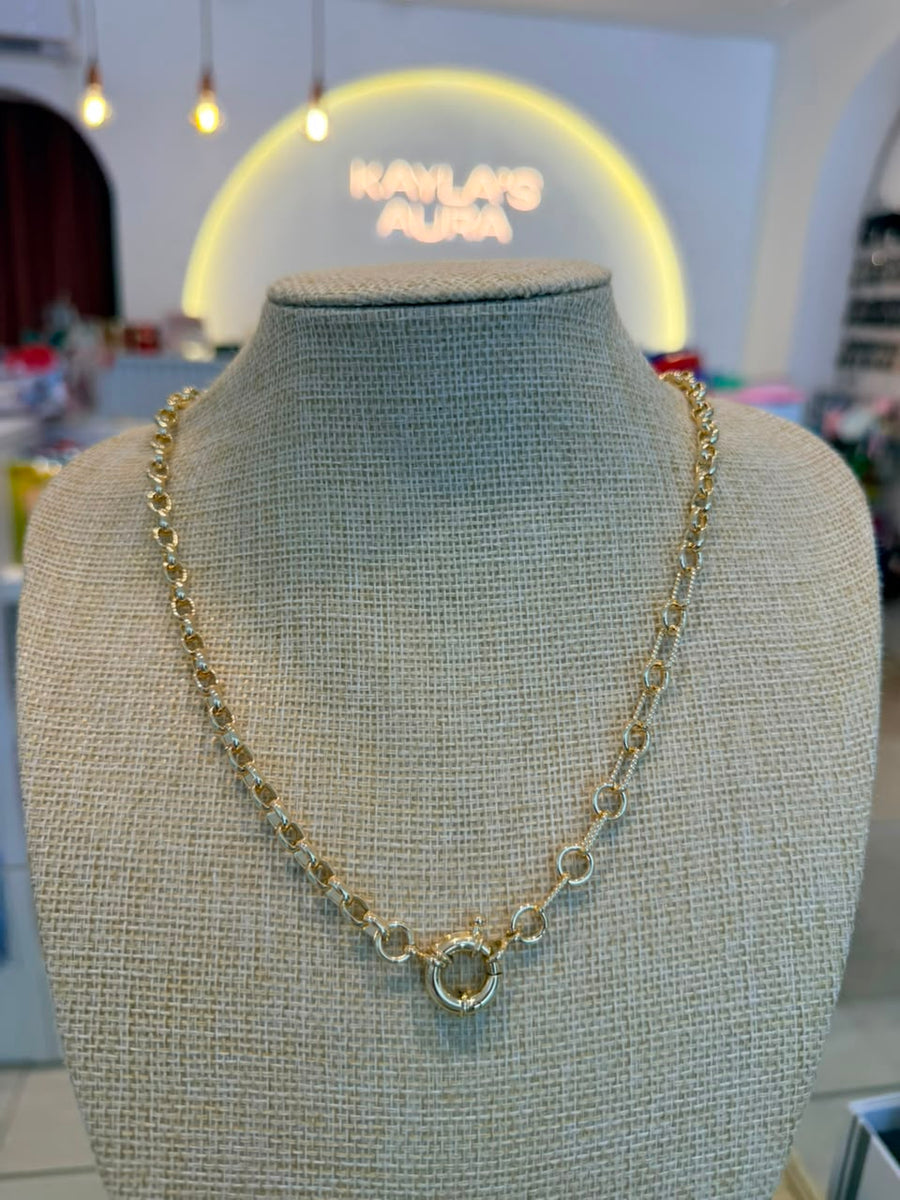 Mixed chain necklace