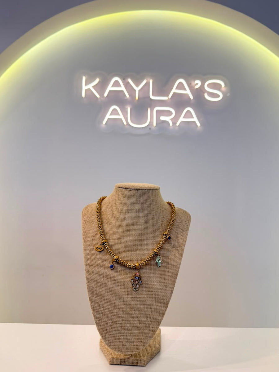 The Golden Amulet Choker
