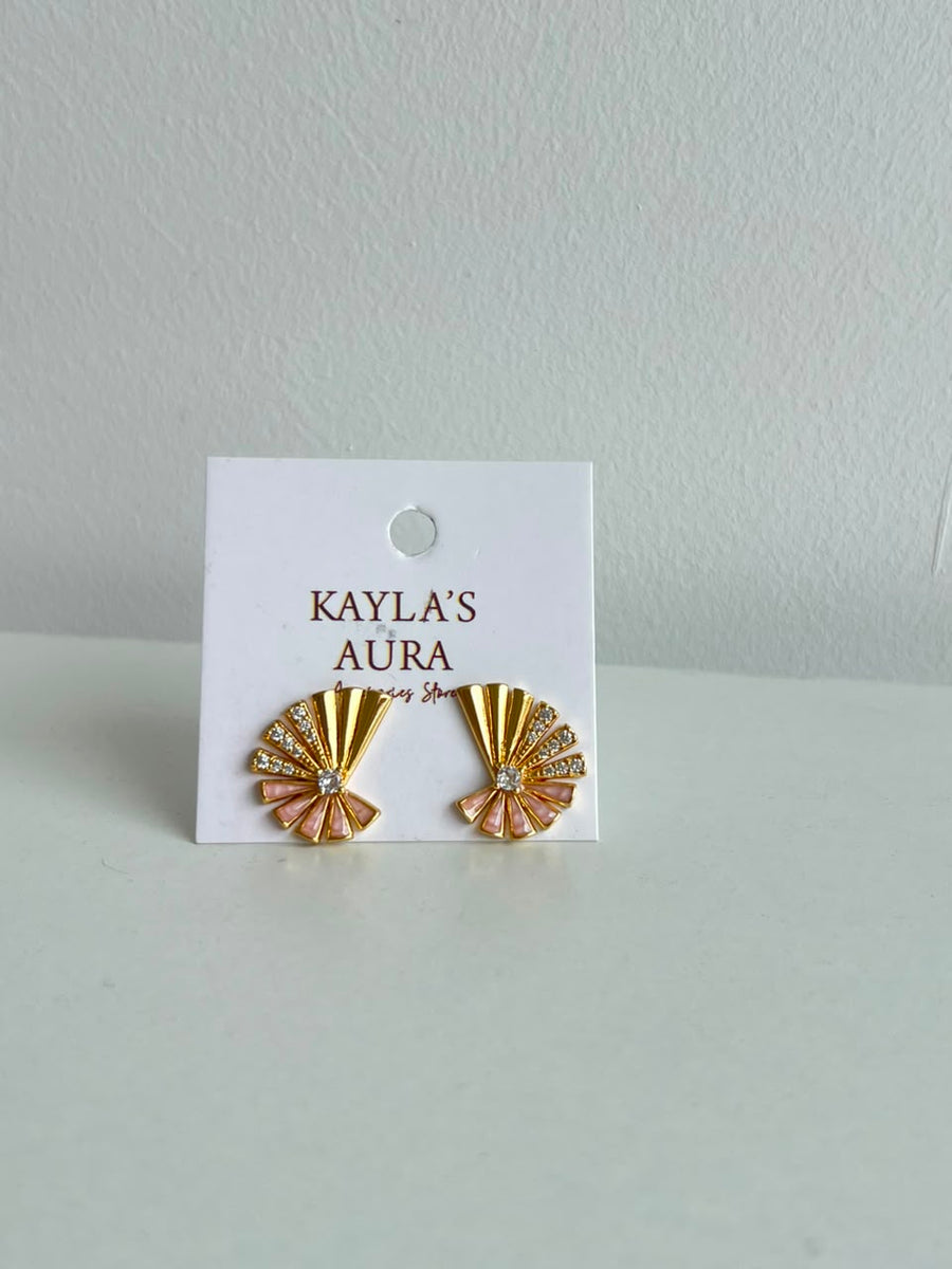 The Deco Fan Studs
