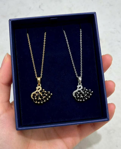 The Midnight Swan Necklaces